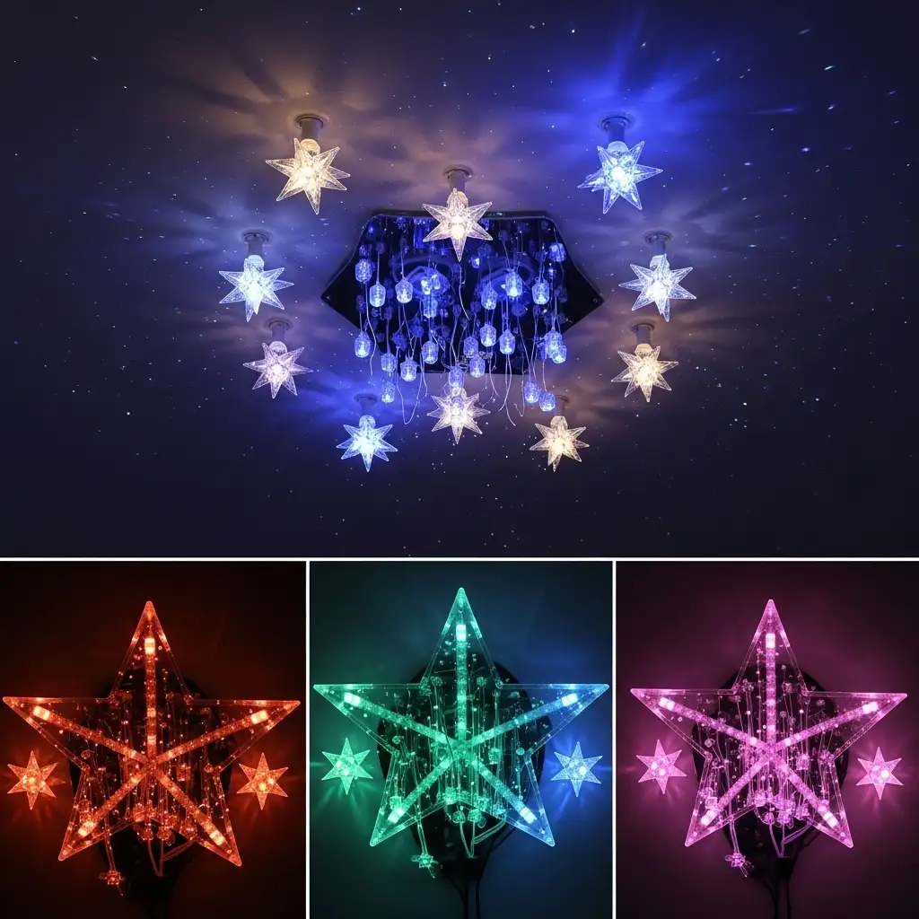 LED Star Ceiling Lights