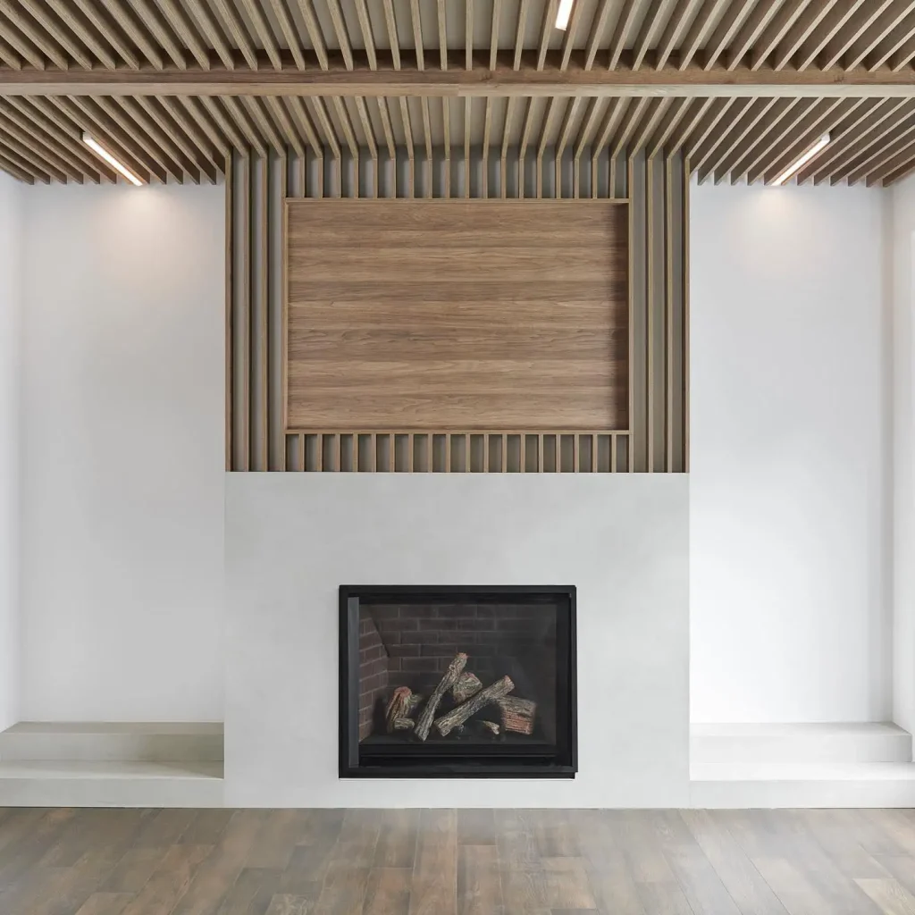 Wide, Gapped Slats to Emphasize Rhythm