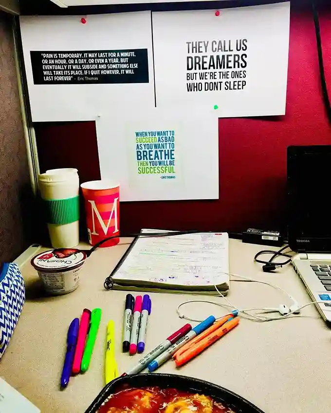 cubicle Inspirational Gallery Wall