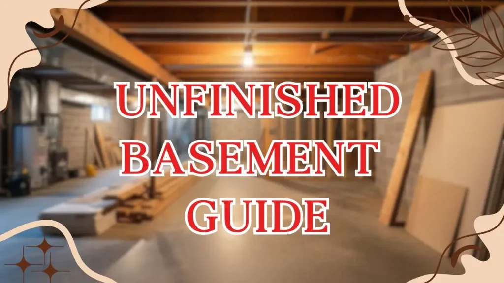 unfinished basements guide