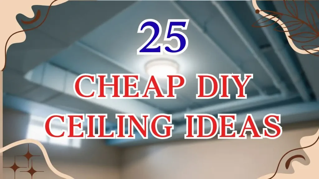 cheap DIY Ceiling Ideas