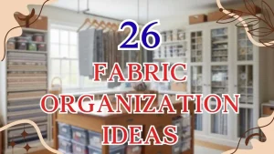 fabric storage ideas
