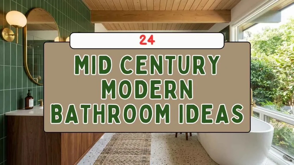 Mid Century Modern Bathroom Ideas
