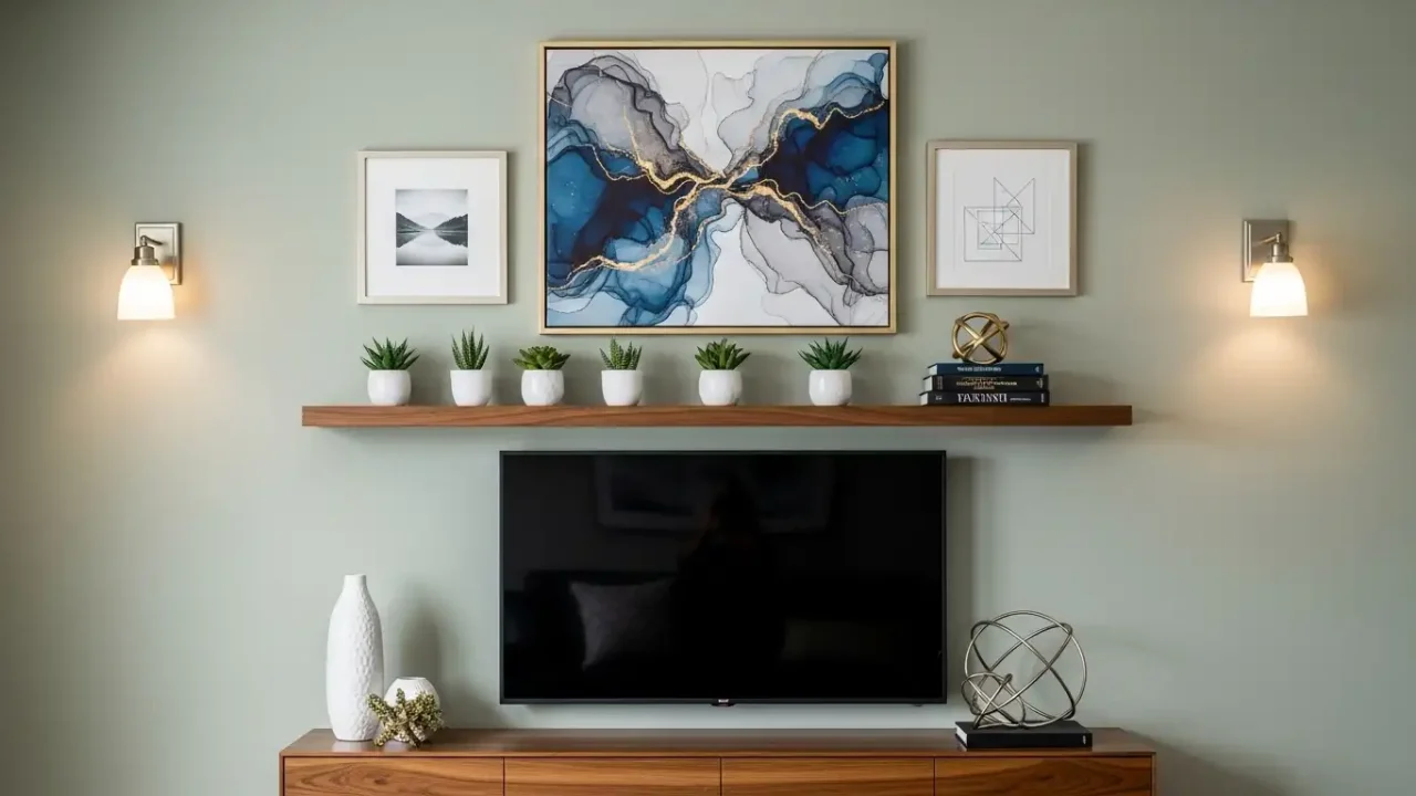 Decor Ideas Above TV