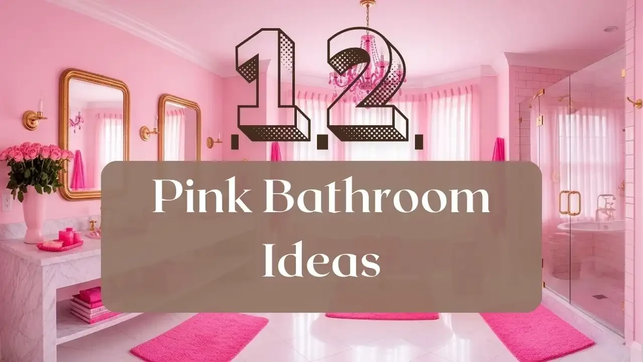 Pink bathroom ideas